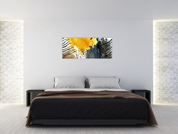 Slika - Apstraktni akvarel (120x50 cm)