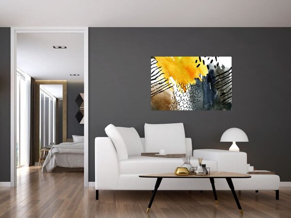 Slika - Apstraktni akvarel (90x60 cm)