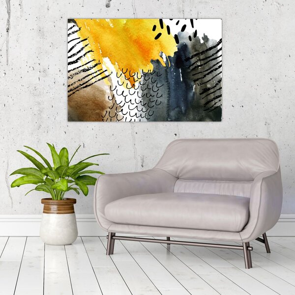 Slika - Apstraktni akvarel (90x60 cm)