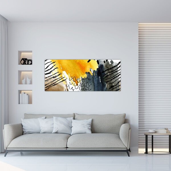 Slika - Apstraktni akvarel (120x50 cm)