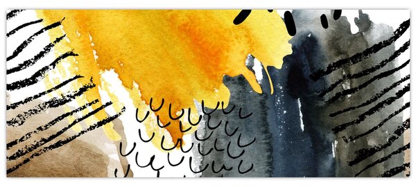 Slika - Apstraktni akvarel (120x50 cm)