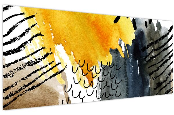 Slika - Apstraktni akvarel (120x50 cm)