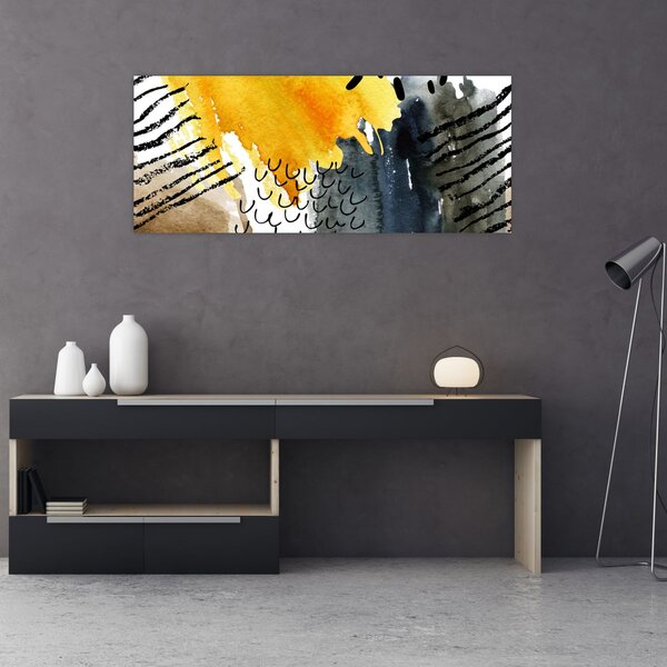 Slika - Apstraktni akvarel (120x50 cm)