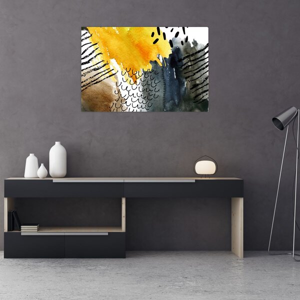 Slika - Apstraktni akvarel (90x60 cm)