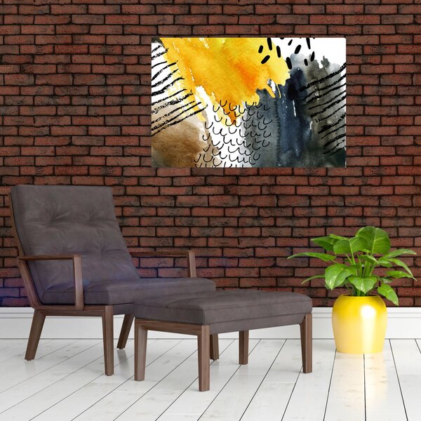 Slika - Apstraktni akvarel (90x60 cm)