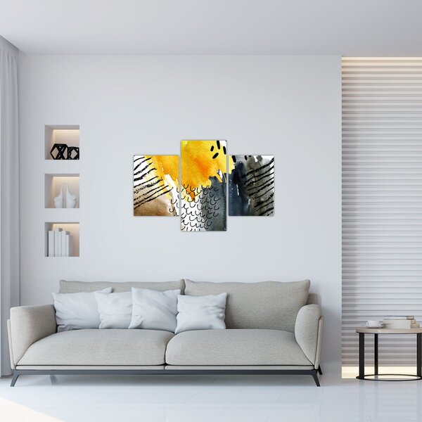 Slika - Apstraktni akvarel (90x60 cm)