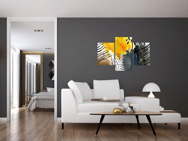 Slika - Apstraktni akvarel (90x60 cm)