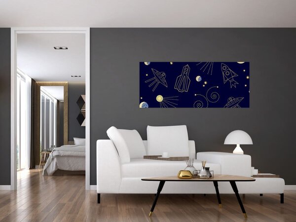 Slika - Svemir (120x50 cm)