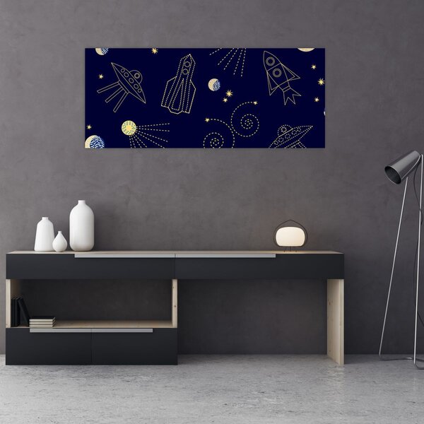 Slika - Svemir (120x50 cm)