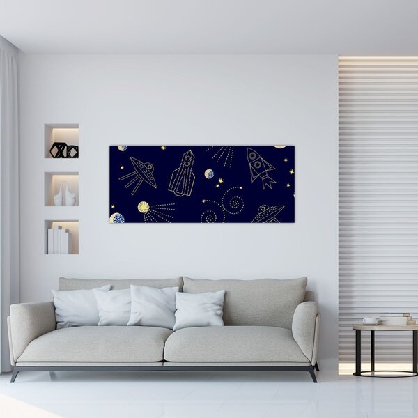 Slika - Svemir (120x50 cm)