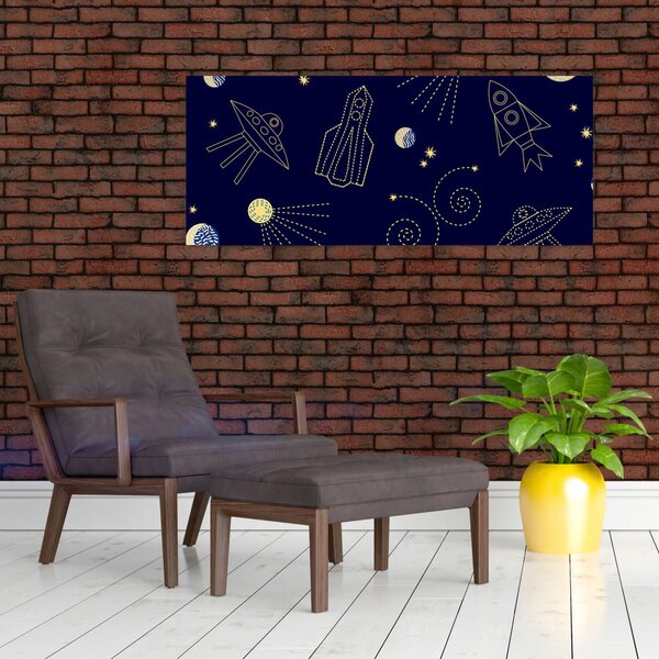 Slika - Svemir (120x50 cm)