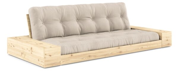 Bež sklopiva sofa 244 cm Base – Karup Design