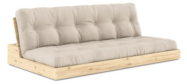 Bež sklopiva sofa 196 cm Base – Karup Design