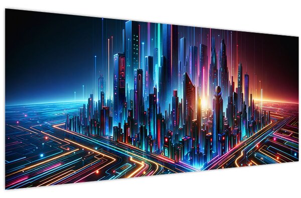 Slika - Grad budućnosti (120x50 cm)