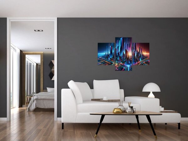 Slika - Grad budućnosti (90x60 cm)