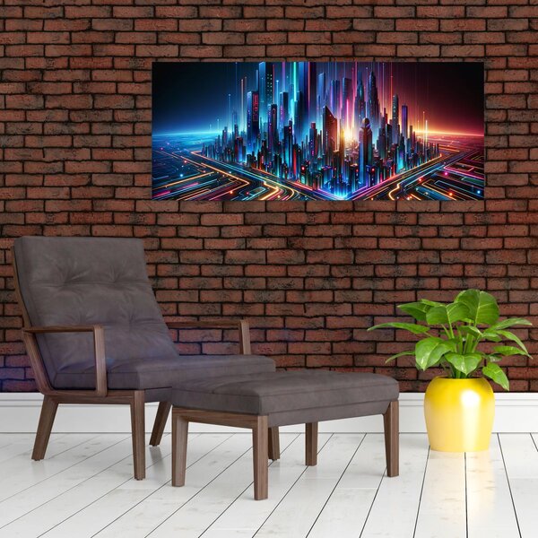 Slika - Grad budućnosti (120x50 cm)