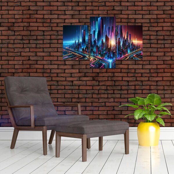 Slika - Grad budućnosti (90x60 cm)