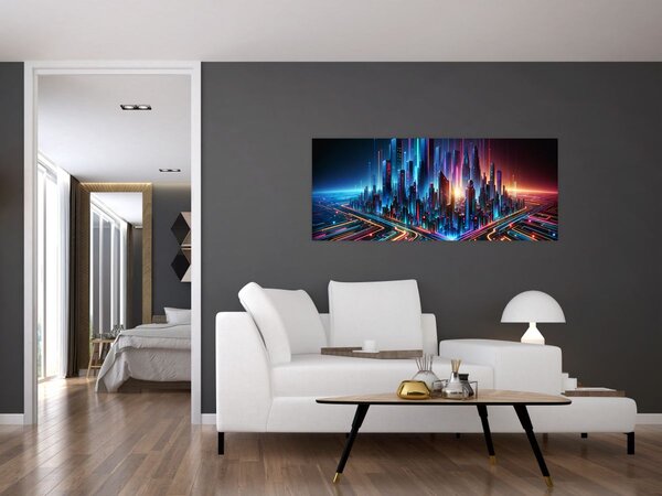 Slika - Grad budućnosti (120x50 cm)
