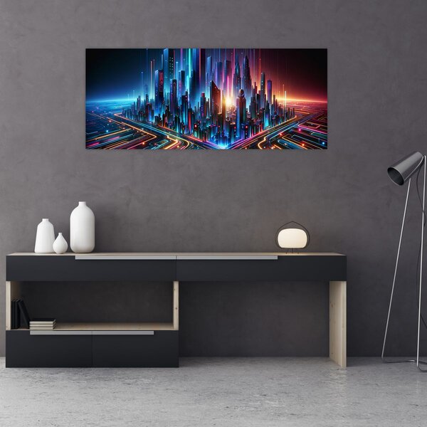 Slika - Grad budućnosti (120x50 cm)