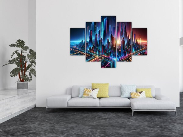 Slika - Grad budućnosti (150x105 cm)