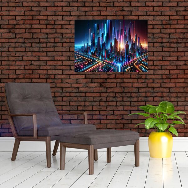 Slika - Grad budućnosti (70x50 cm)