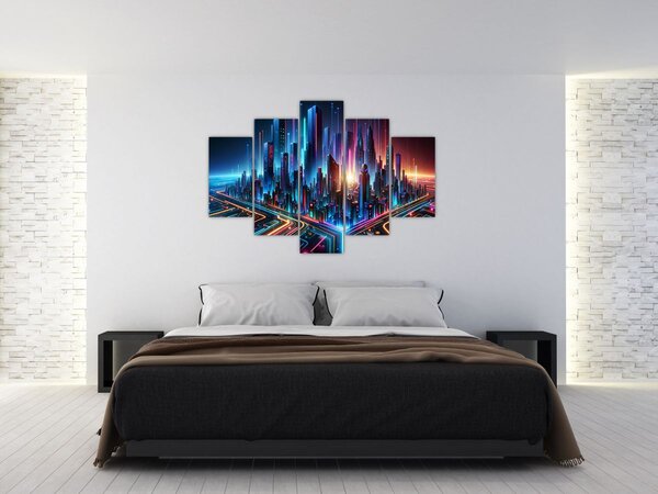 Slika - Grad budućnosti (150x105 cm)