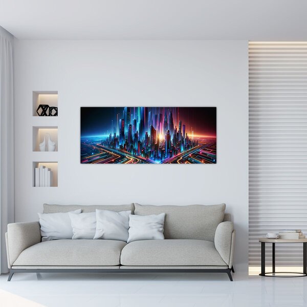 Slika - Grad budućnosti (120x50 cm)