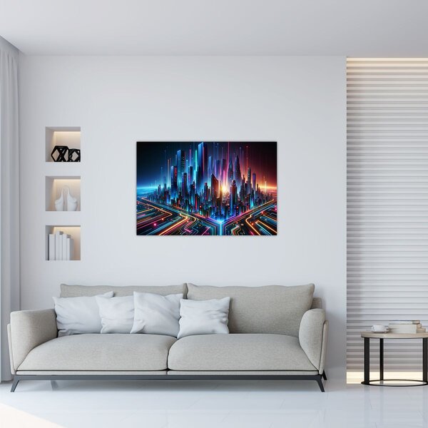 Slika - Grad budućnosti (90x60 cm)