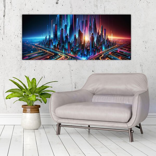 Slika - Grad budućnosti (120x50 cm)