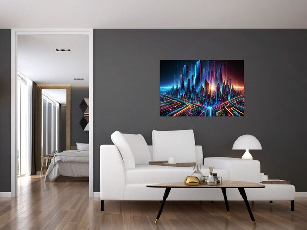 Slika - Grad budućnosti (90x60 cm)