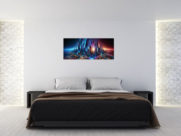 Slika - Grad budućnosti (120x50 cm)
