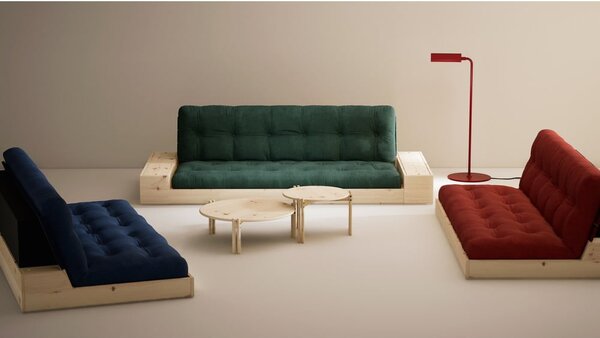 Bež sklopiva sofa 196 cm Base – Karup Design