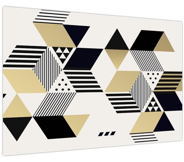 Slika - Geometrijski oblici N⁰1 (90x60 cm)