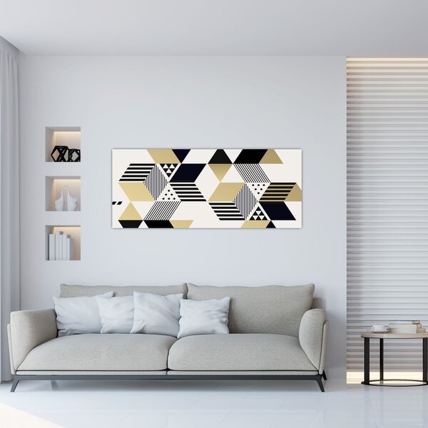 Slika - Geometrijski oblici N⁰1 (120x50 cm)