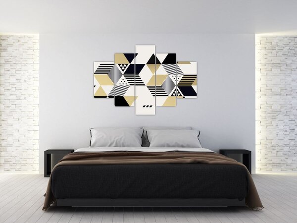 Slika - Geometrijski oblici N⁰1 (150x105 cm)