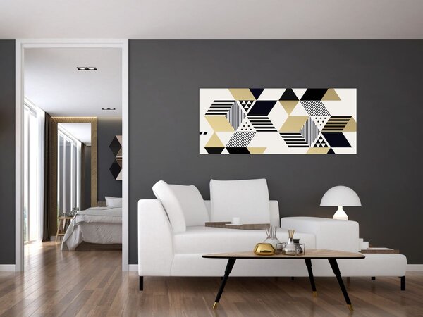 Slika - Geometrijski oblici N⁰1 (120x50 cm)