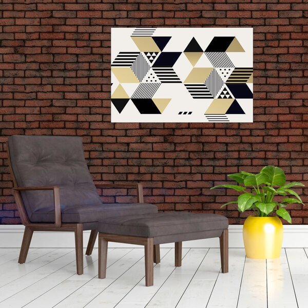 Slika - Geometrijski oblici N⁰1 (90x60 cm)