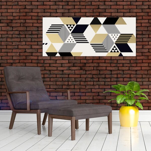 Slika - Geometrijski oblici N⁰1 (120x50 cm)