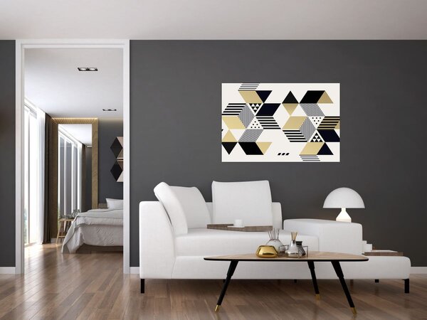 Slika - Geometrijski oblici N⁰1 (90x60 cm)