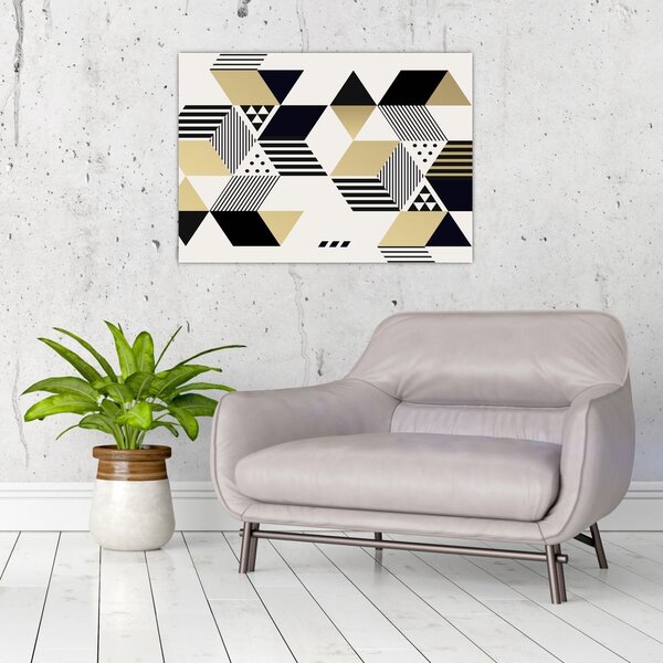 Slika - Geometrijski oblici N⁰1 (70x50 cm)