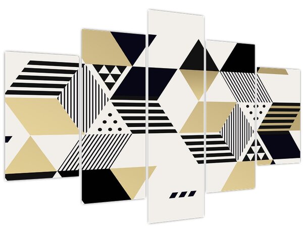Slika - Geometrijski oblici N⁰1 (150x105 cm)