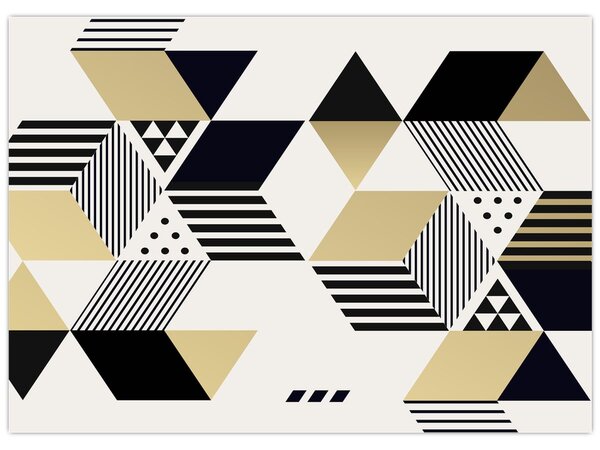 Slika - Geometrijski oblici N⁰1 (70x50 cm)