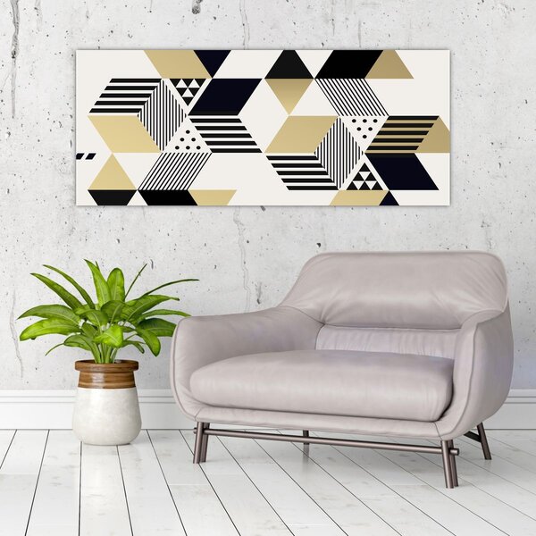 Slika - Geometrijski oblici N⁰1 (120x50 cm)