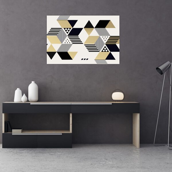 Slika - Geometrijski oblici N⁰1 (90x60 cm)