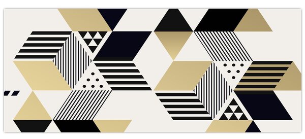 Slika - Geometrijski oblici N⁰1 (120x50 cm)