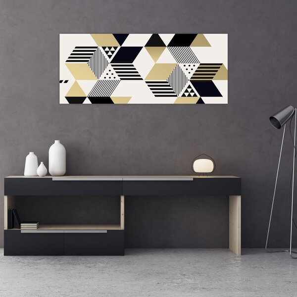 Slika - Geometrijski oblici N⁰1 (120x50 cm)