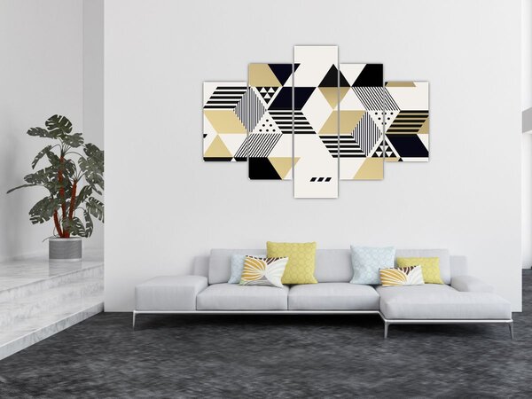 Slika - Geometrijski oblici N⁰1 (150x105 cm)