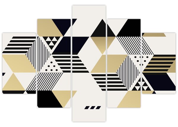 Slika - Geometrijski oblici N⁰1 (150x105 cm)