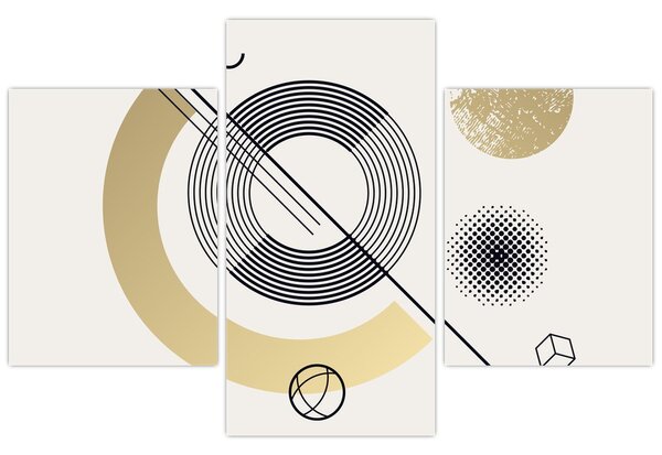Slika - Geometrijski oblici N⁰2 (90x60 cm)