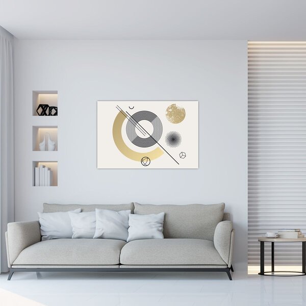 Slika - Geometrijski oblici N⁰2 (90x60 cm)